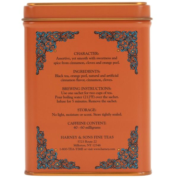 Harney & Sons, HT Tea Blends, Hot Cinnamon Sunset, 20 Tea Sachets, 1.4 oz (40 g)