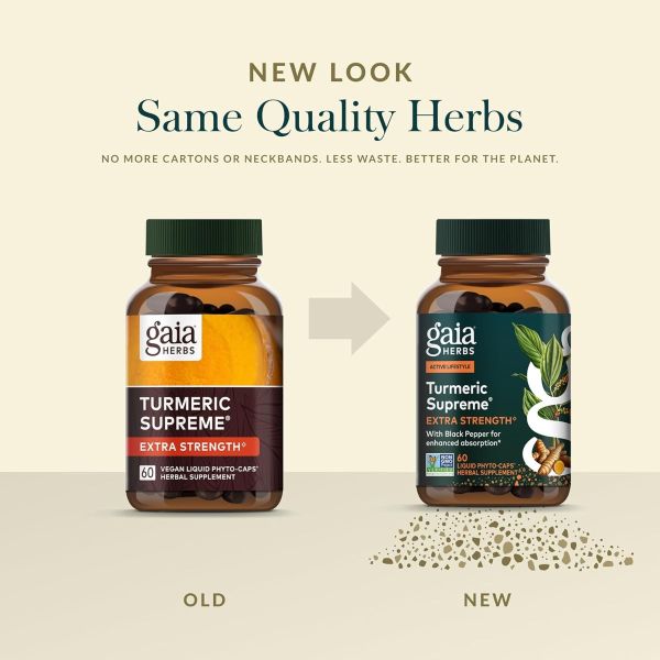 Gaia Herbs, Turmeric Supreme®, 120 Liquid Phyto-Caps