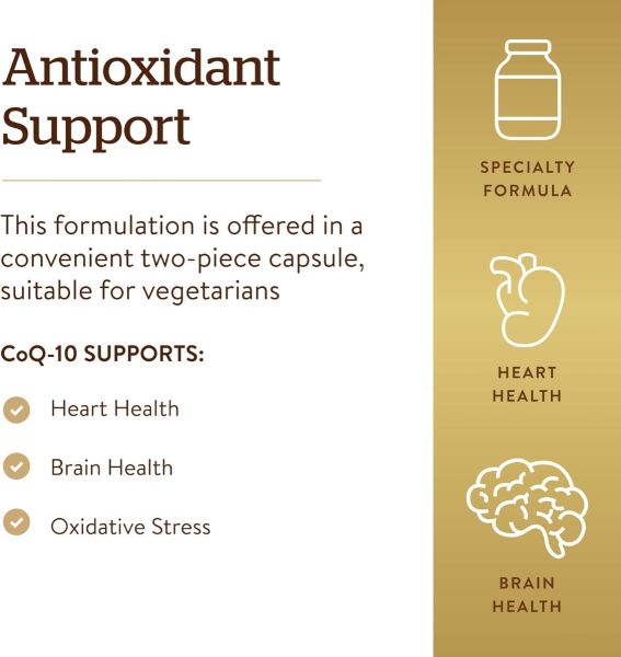 Solgar CoQ-10 - 120 mg - 60 Vegetable Capsules