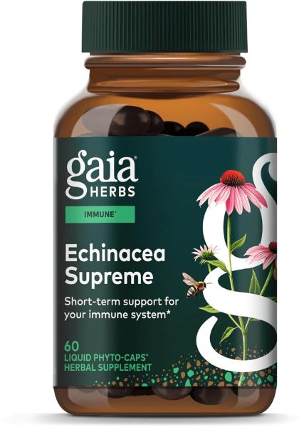 Gaia Herbs, Echinacea Supreme, 60 Liquid Phyto-Caps®