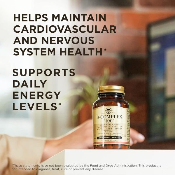 Solgar B-Complex "100" 50 Vegetable Capsules