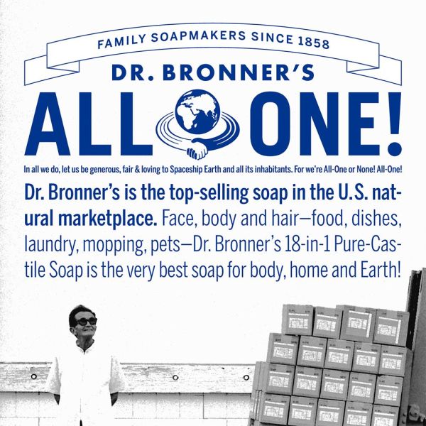 Dr. Bronner's Organic Shaving Soap Unscented - 7 fl oz