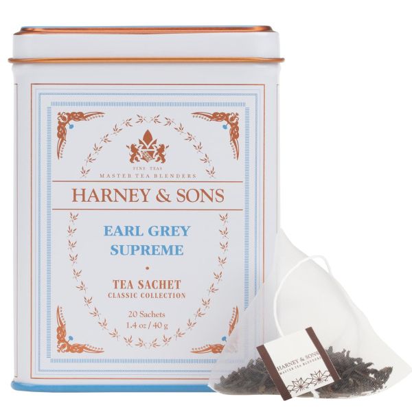 Harney & Sons, Classic Collection, Earl Grey Supreme, 20 Sachets, 1.4 oz (40 g)