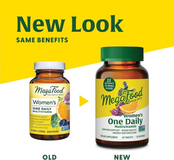 MegaFood Women's One Daily Multivitamin for Women - 90 Tablets