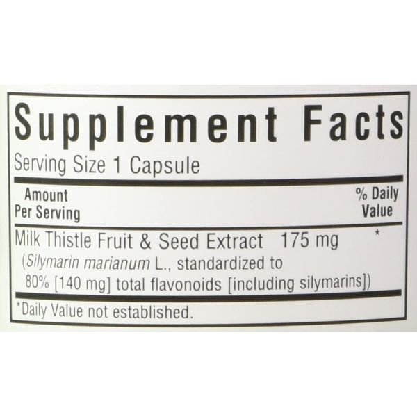 BlueBonnet Milk Thistle Fruit and Seed Extract 60 Vegetable Capsules