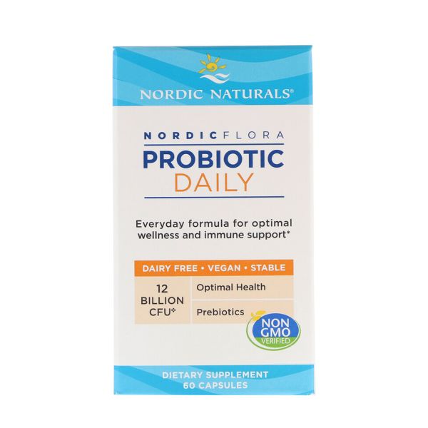 Nordic Naturals Nordic Flora Probiotic Daily - 12 billion - 60 Capsules