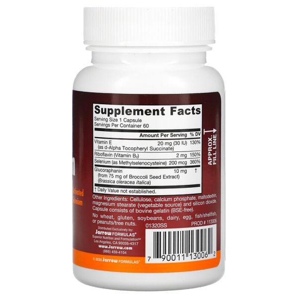 Jarrow Formulas Selenium Synergy 60 Capsules