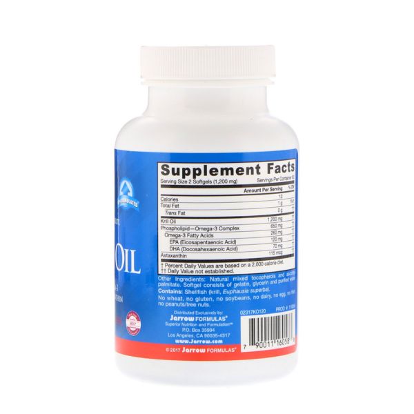 Jarrow Formulas Krill Oil - 120 Softgels