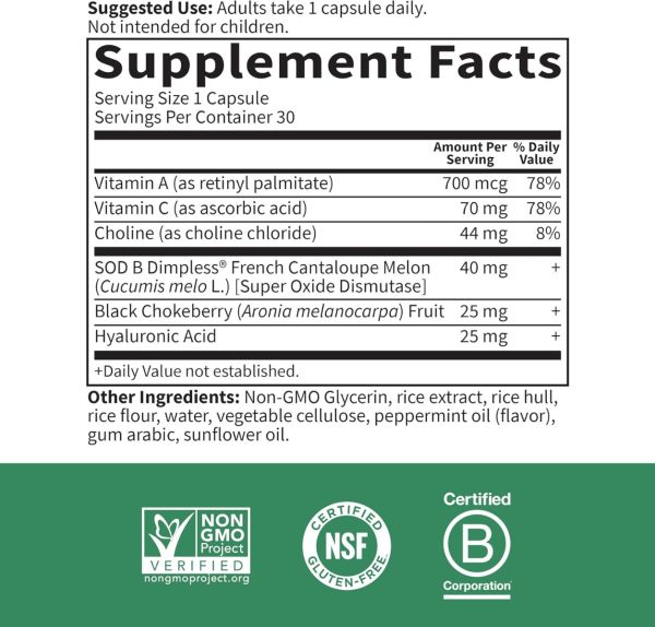 Garden Of Life - Once Daily Skin Smooth+ Duocap, 30 Capsules