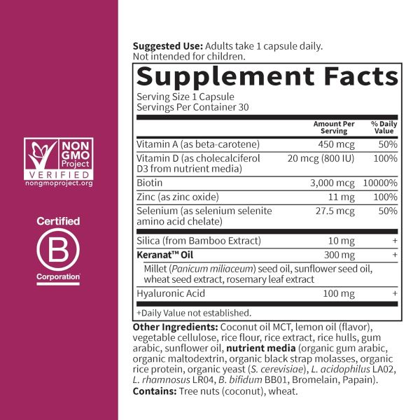 Garden Of Life - Once Daily Hair Growth+ Duocap, 30 Capsules