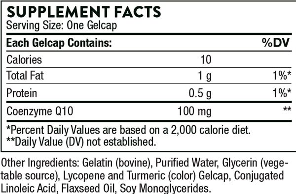 Thorne CoQ10 - Formerly Q-Best 100 - 100 mg - 60 Gel Caps
