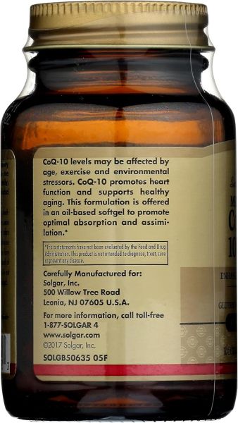 Solgar, Megasorb CoQ-10, 100 mg, 90 Softgels