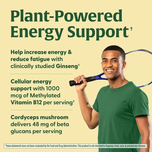 MegaFood Superfood Mushroom Energy Support - 60 Capsules