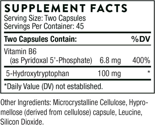 Thorne 5-Hydroxytryptophan - 90 Capsules