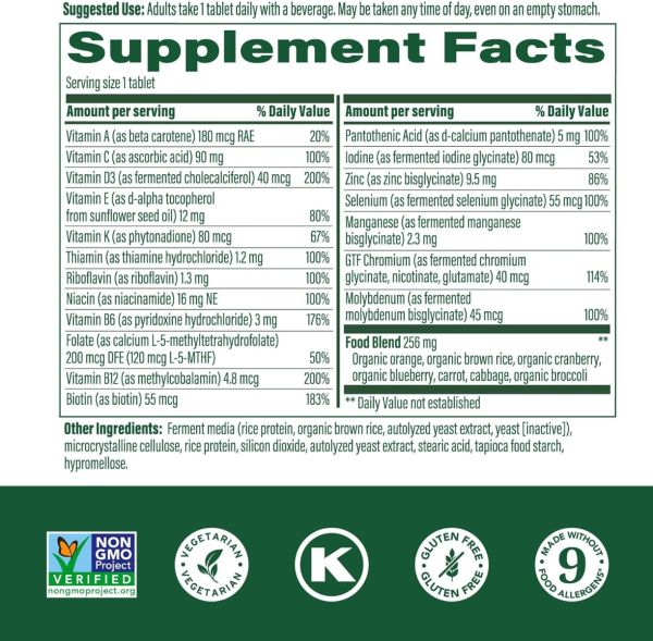 MegaFood Women Over 55+ One Daily Multivitamin - 60 Tablets