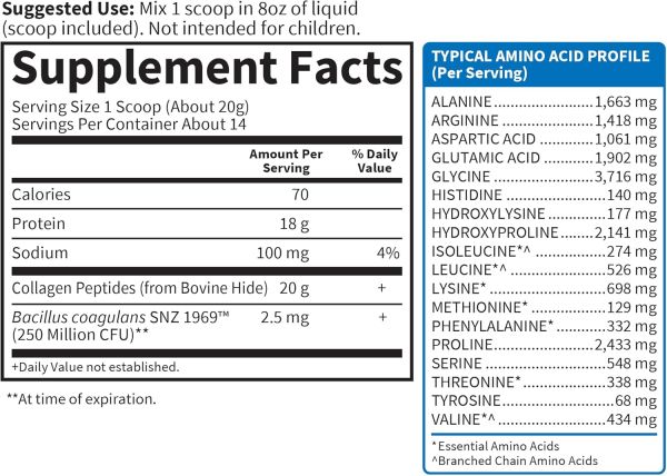 Garden of Life, Grass Fed Collagen Peptides, Unflavored, 9.87 oz (280 g)