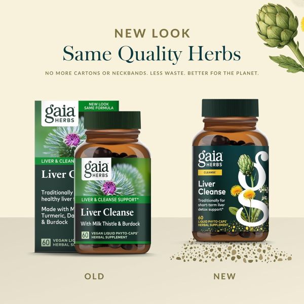 Gaia Herbs, Liver Cleanse, 60 Liquid Phyto-Caps