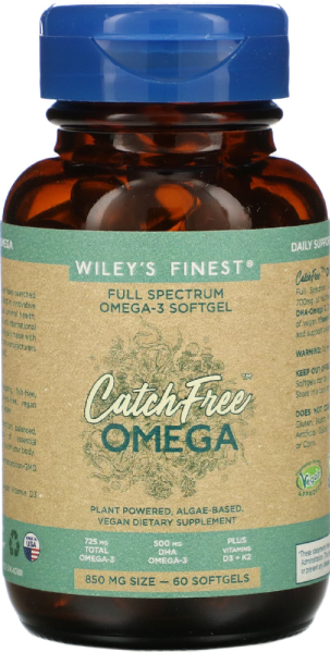 Wiley's Finest Catch Free Omega Full Spectrum Omega-3 - 60 Softgels