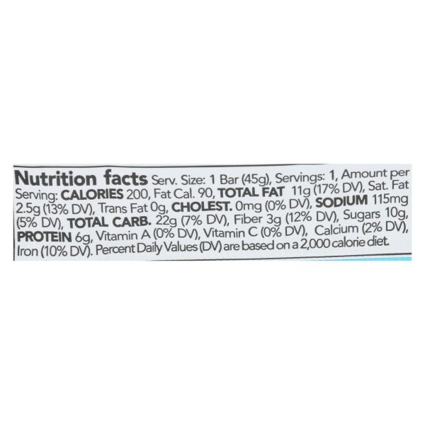 88 ACRES Nut Free Seed + Oat Bar Dark Chocolate Sea Salt - 1.6 oz