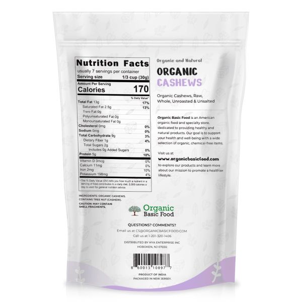 Organic Nuts Variety Pack – 6–8oz x 5