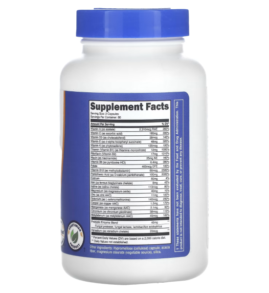 Nutricost, Multivitamin, 120 Capsules