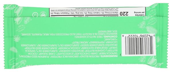 ALOHA Organic Plant Based Protein Bar, Chocolate Mint - 1.98 oz