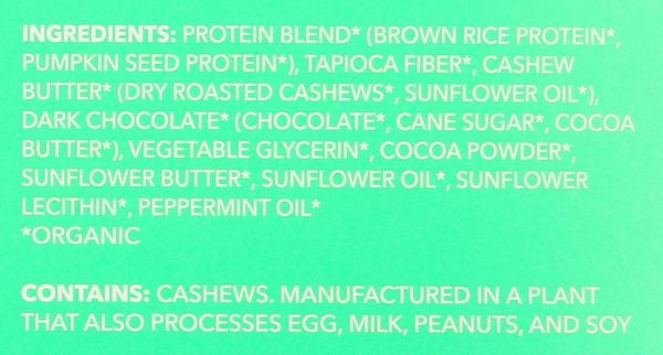 ALOHA Organic Plant Based Protein Bar, Chocolate Mint - 1.98 oz