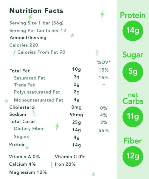 ALOHA Organic Plant-Based Protein Bar, Chocolate Chip Cookie Dough - 1.98 oz