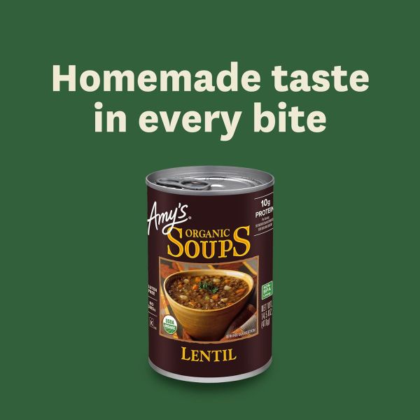 Amy's Organic Soup, Lentil - 14.5 fl oz