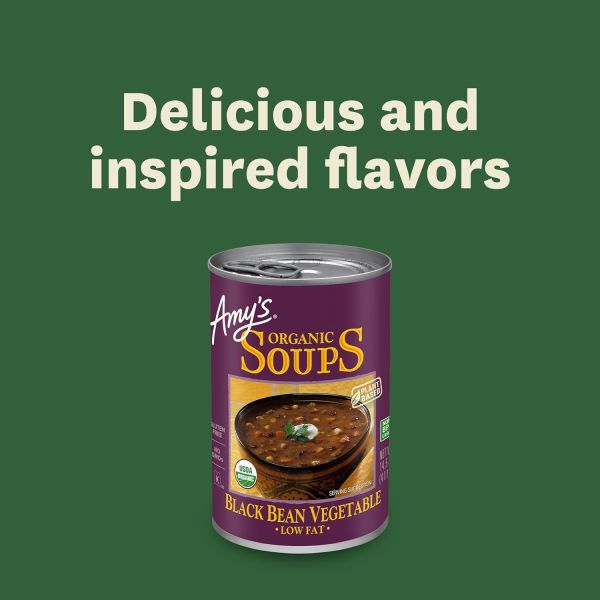 Amy's Organic Soup, Black Bean Vegetable - 14.5 fl oz