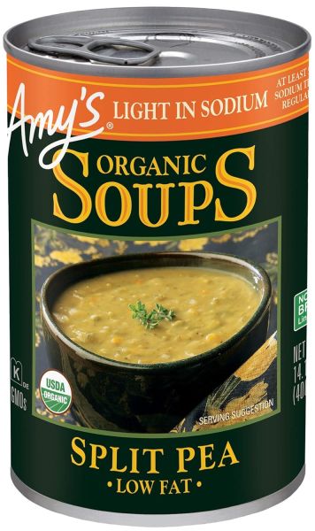 Amy's Organic Soup, Light in Sodium Split Pea - 14.1 fl oz