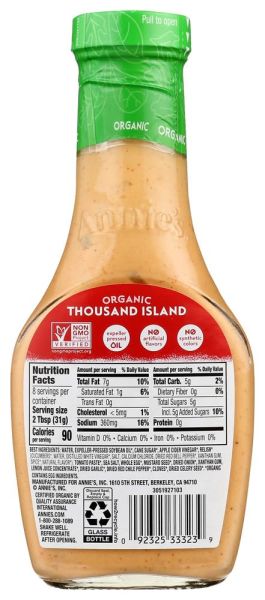 Annie's Naturals Organic Thousand Island Dressing - 8 oz