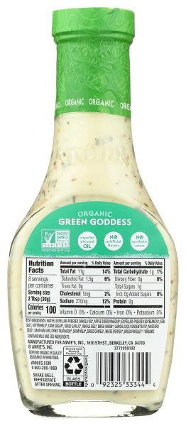 Annie's Organic Green Goddess Salad Dressing - 8 fl oz