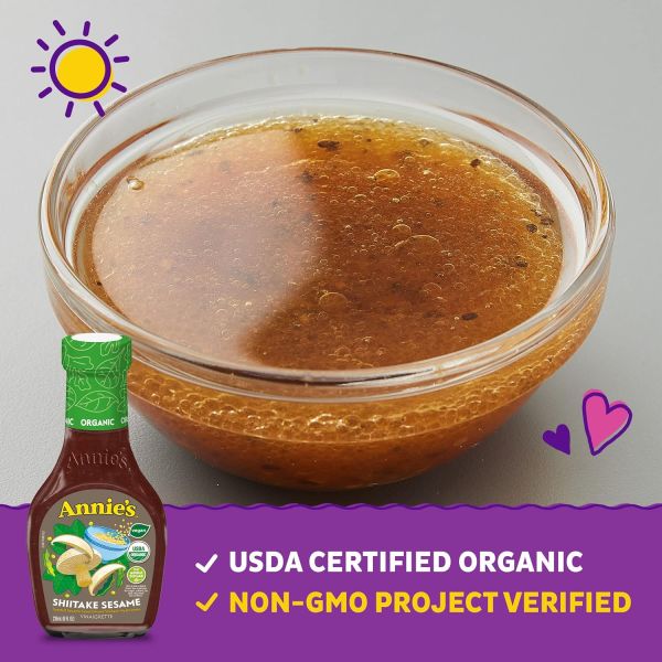 Annie's Organic Shiitake Sesame Vinaigrette Salad Dressing