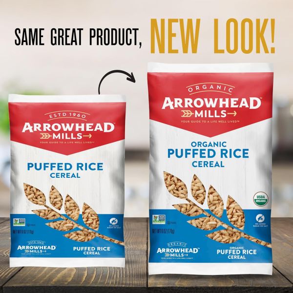 Arrowhead Mills Whole Grain Puffed Rice Cereal - 6 oz