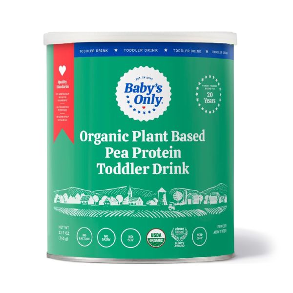 Baby's Only Organic Toddler Drink, Plant Based Pea Protein Powder - 12.7 oz