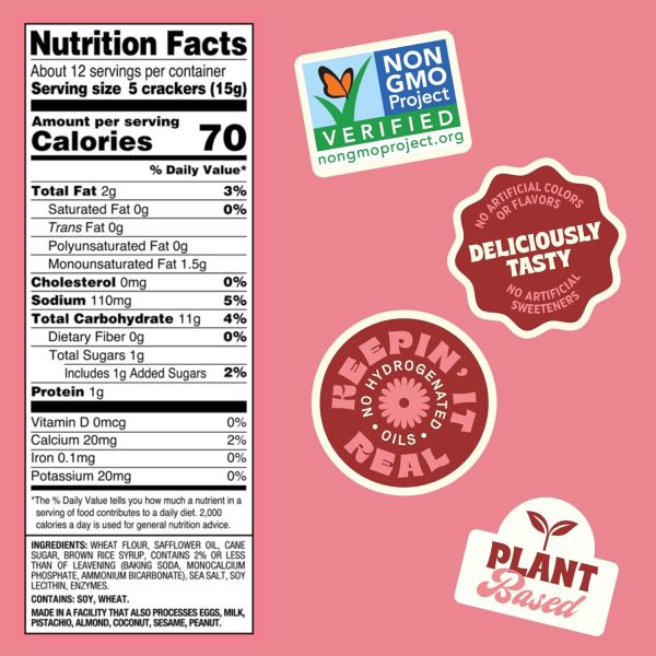 Back to Nature Classic Round Crackers - 6.5 oz