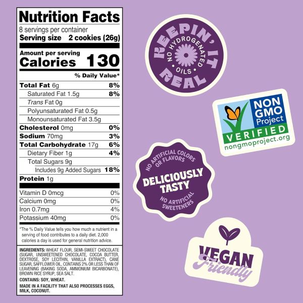 Back to Nature Chocolate Chunk Cookies - 7.5 oz