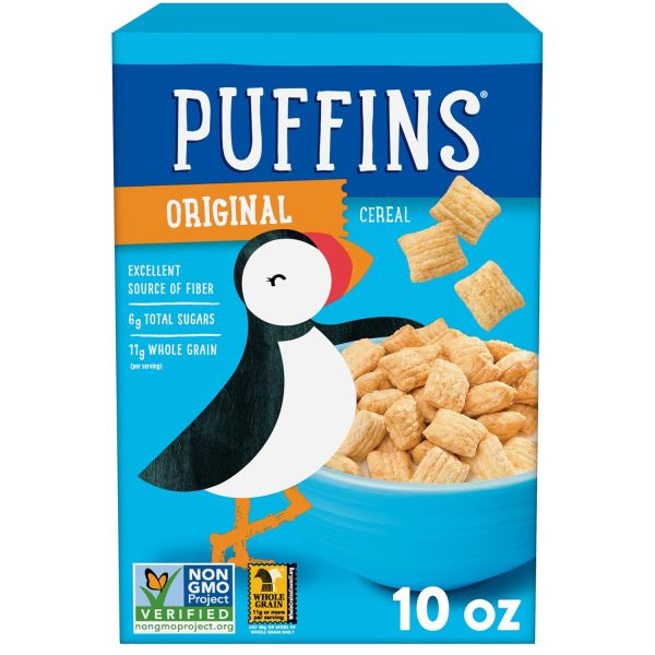 Barbara's Puffins Cereal, Original - 10 oz