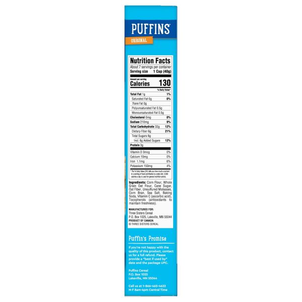 Barbara's Puffins Cereal, Original - 10 oz