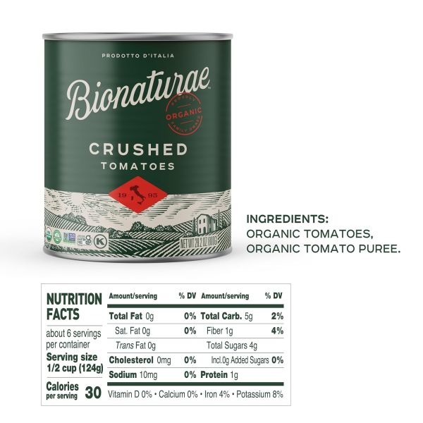 Bionaturae Organic Crushed Tomatoes - 28.2 oz