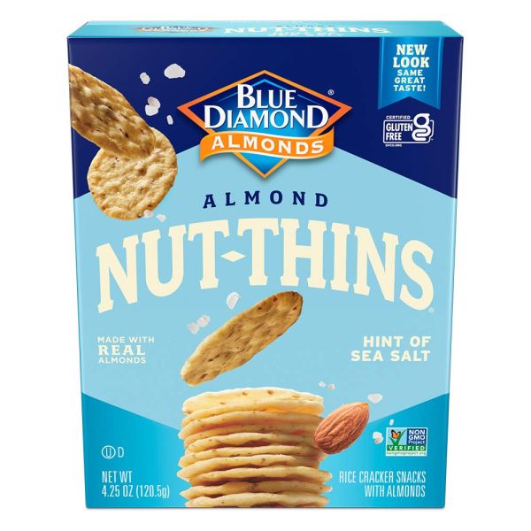 Blue Diamond Almond Nut-Thins, Hint of Sea Salt - 4.25 oz