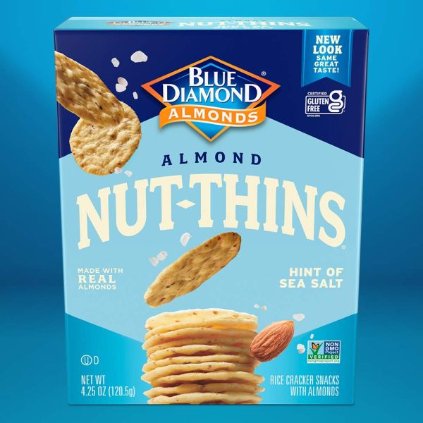 Blue Diamond Almond Nut-Thins, Hint of Sea Salt - 4.25 oz