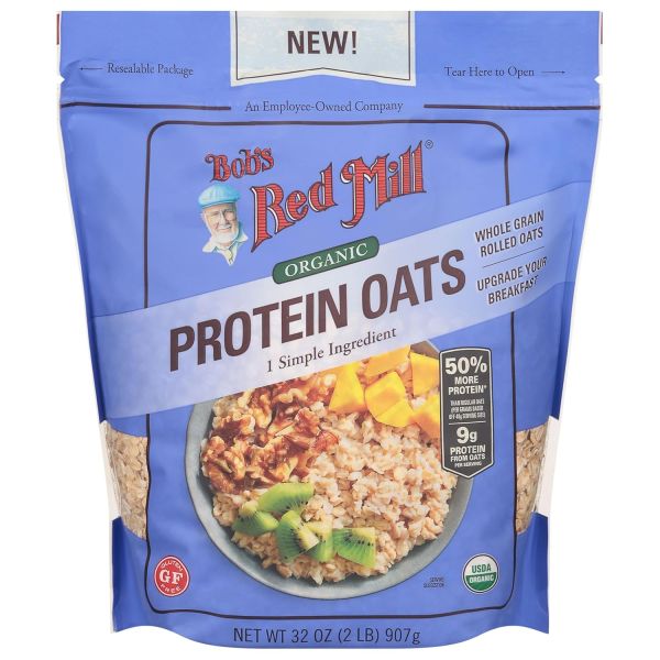 Bob's Red Mill Gluten Free Organic Protein Oats - 32 oz