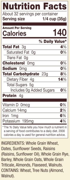 Bob's Red Mill Whole Grain Old Country Muesli Cereal - 40 oz