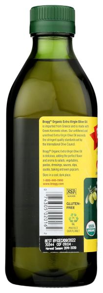 Bragg Organic Extra Virgin Olive Oil - 16 fl oz