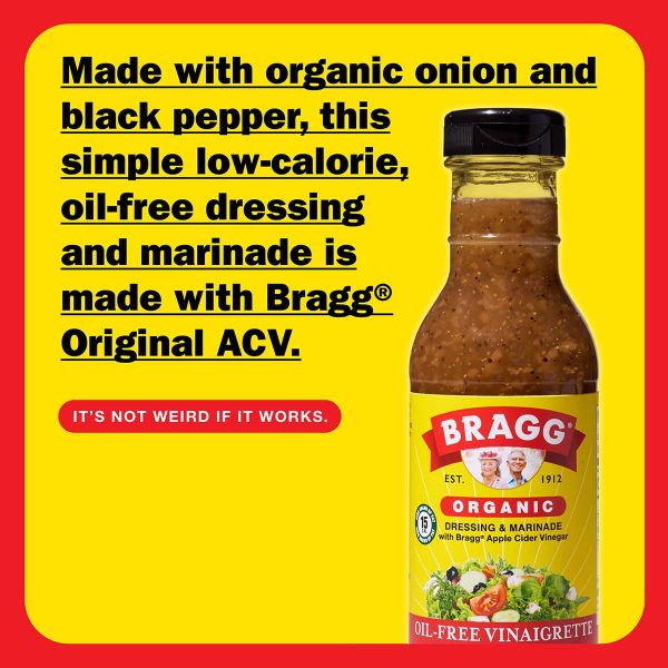 Bragg Organic Vinaigrette Salad Dressing and Marinade - 12 fl oz