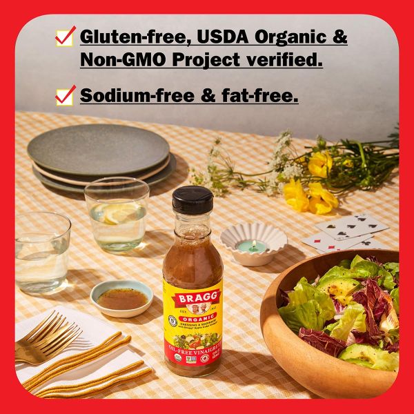 Bragg Organic Vinaigrette Salad Dressing and Marinade - 12 fl oz