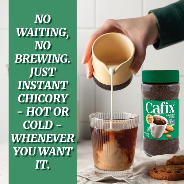 Cafix Non-GMO Instant Beverage, Caffeine Free - 7.05 oz