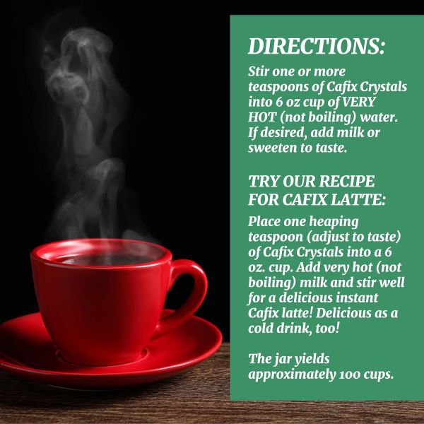 Cafix Non-GMO Instant Beverage, Caffeine Free - 7.05 oz